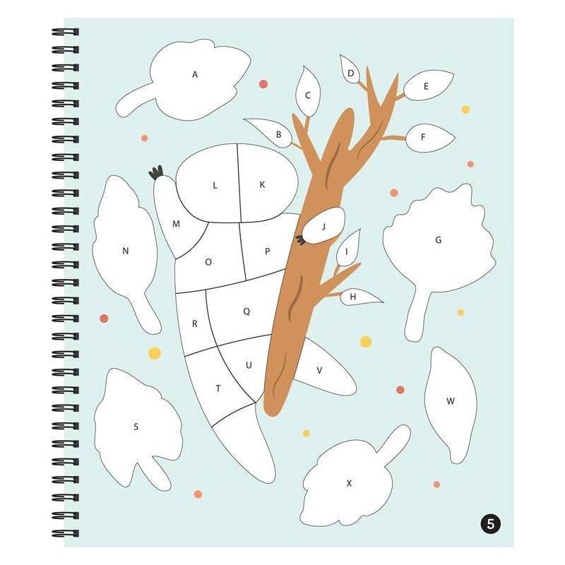 slide 2 of 4, Brain Games - Sticker by Letter: Super Cute!- by Publications International Ltd & Brain Games & New Seasons (Spiral Bound), 1 ct