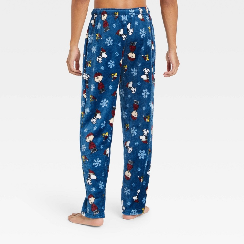 slide 2 of 2, Briefly Stated Men's Snoopy Pajama Pants - Blue L, 1 ct