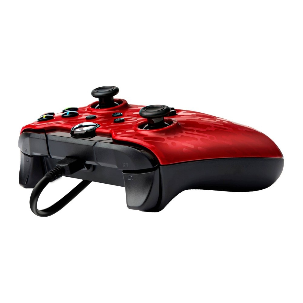 slide 3 of 9, PDP Wired Gaming Controller for Xbox Series X|S/Xbox One - Phantasm Red, 1 ct