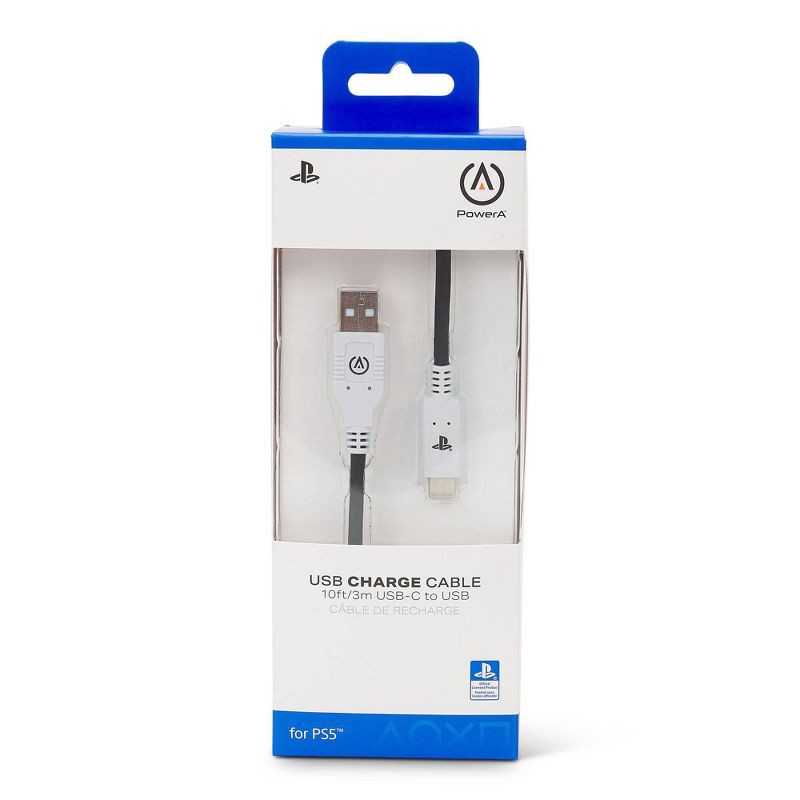 slide 4 of 5, PowerA USB-C to USB Charge Cable for PlayStation 5, 1 ct