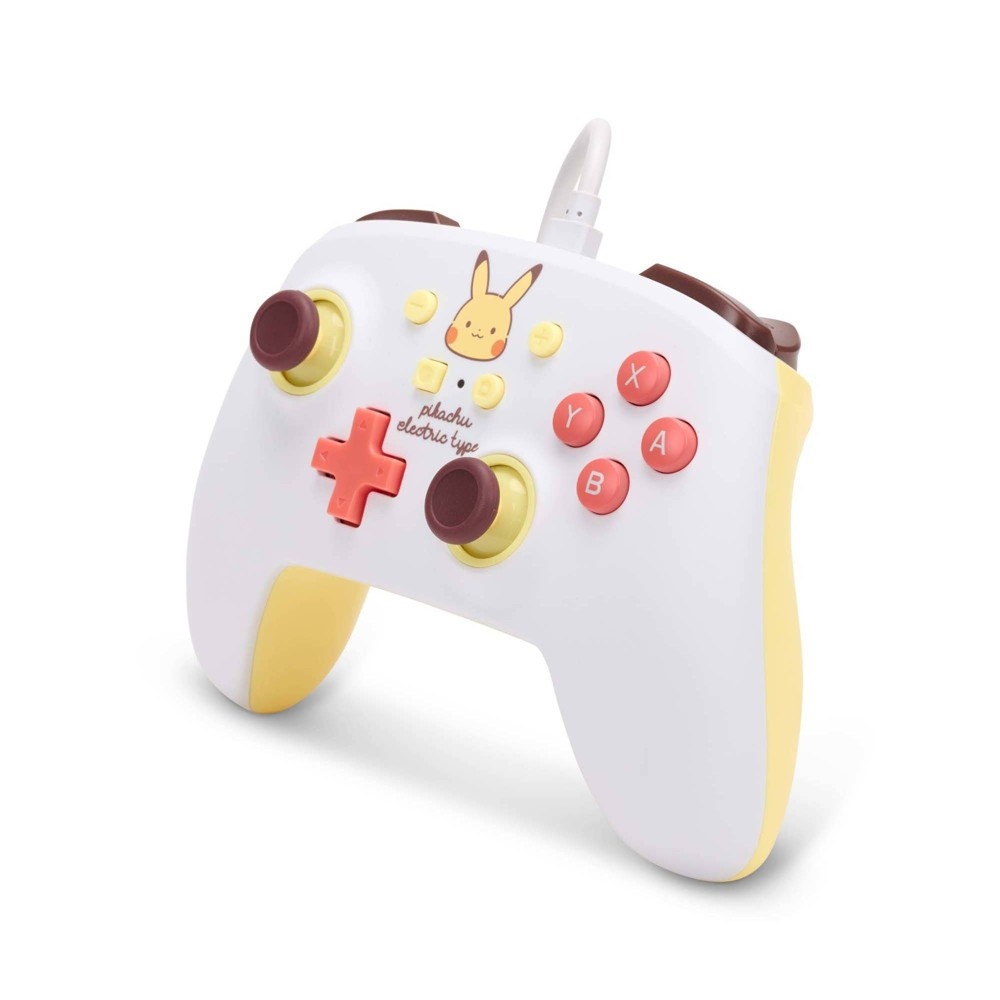 slide 4 of 12, PowerA Enhanced Wired Controller for Nintendo Switch - Pikachu Electric Type, 1 ct