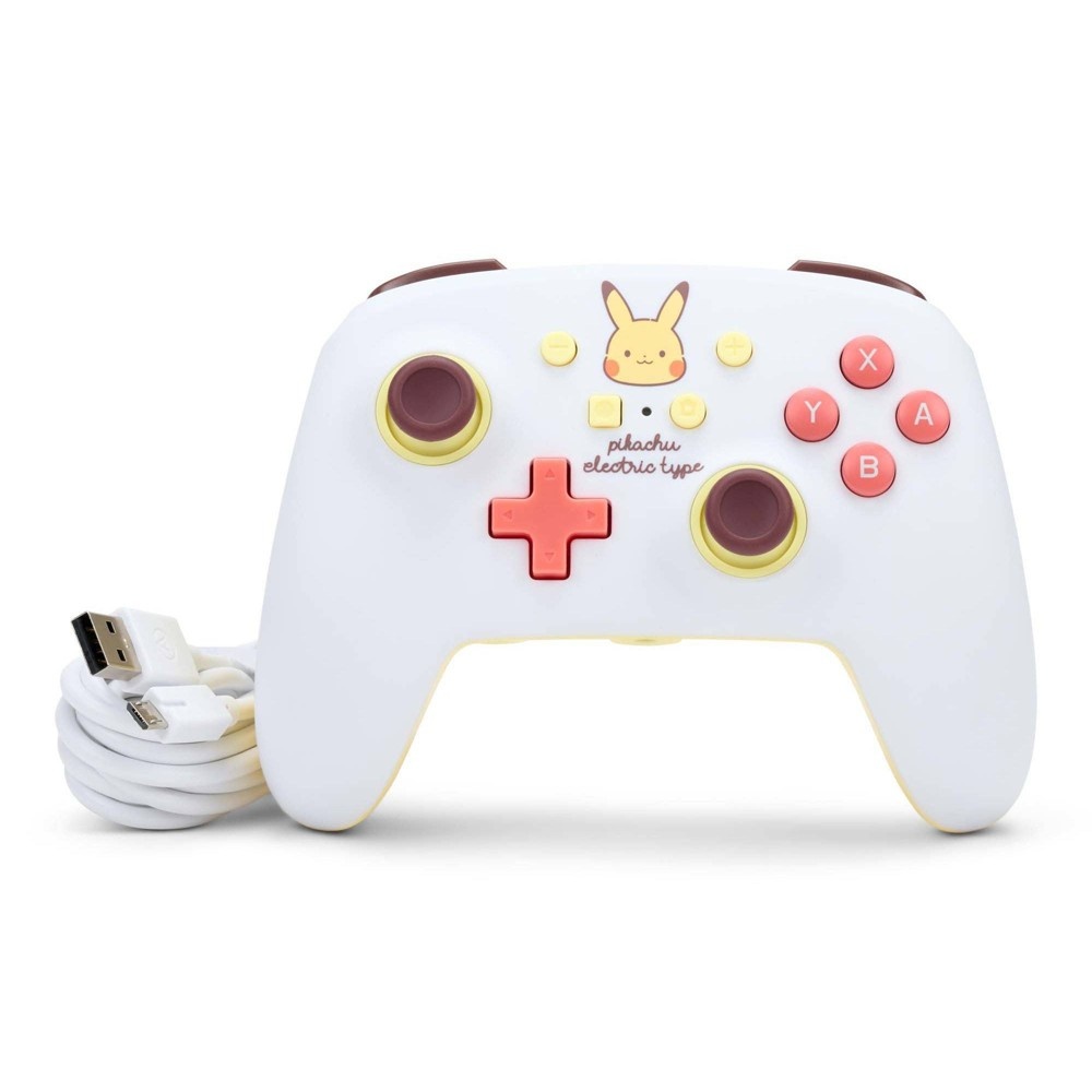 slide 8 of 12, PowerA Enhanced Wired Controller for Nintendo Switch - Pikachu Electric Type, 1 ct