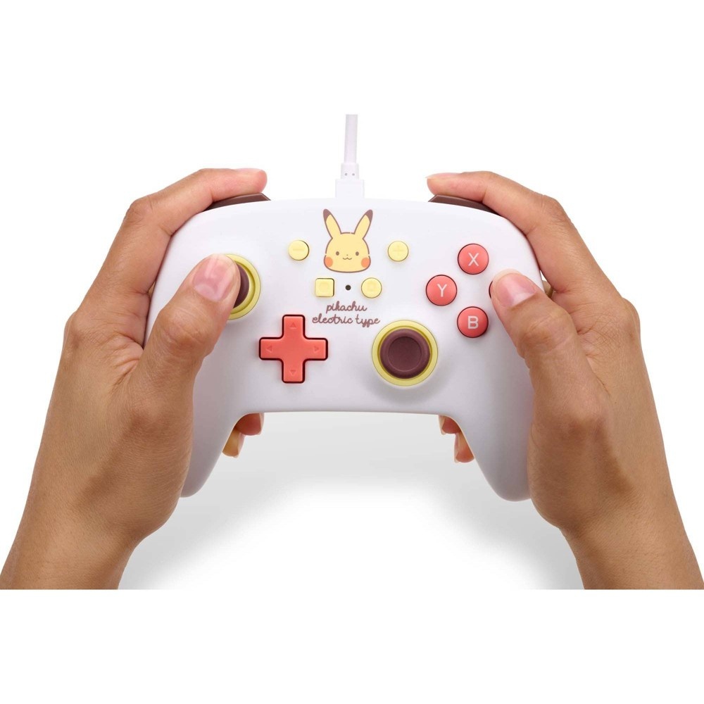 slide 9 of 12, PowerA Enhanced Wired Controller for Nintendo Switch - Pikachu Electric Type, 1 ct