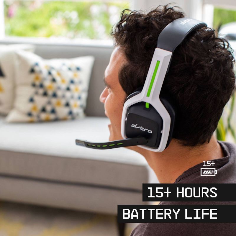 slide 4 of 10, Astro A20 Bluetooth Wireless Gaming Headset for Xbox Series X|S/Xbox One: Adjustable Headband, USB-C Connection, 1 ct