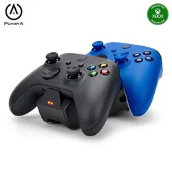 PowerA Dual Charging Station for Xbox Series X|S/Xbox One Wireless Controllers - Black: Charge Indicator Light