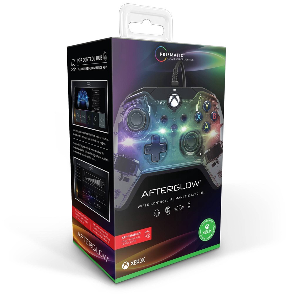 slide 3 of 9, PDP Afterglow Wired Gaming Controller for Xbox Series X|S/Xbox One, 1 ct