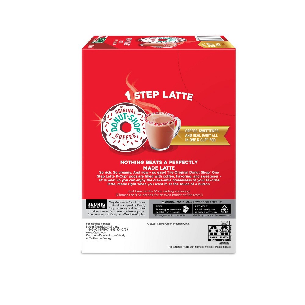 slide 9 of 9, The Original Donut Shop Dark Roast One Step Red Velvet Latte - 20ct, 20 ct