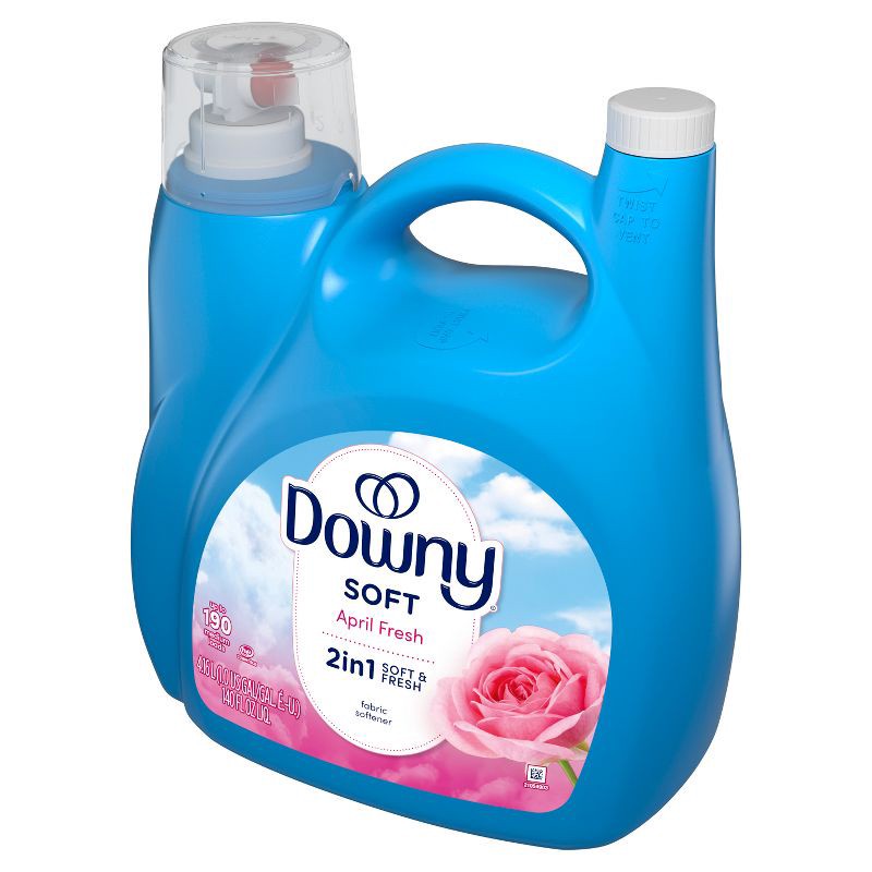 slide 12 of 14, Downy April Fresh HE Compatible Liquid Fabric Softener - 140 fl oz, 140 fl oz