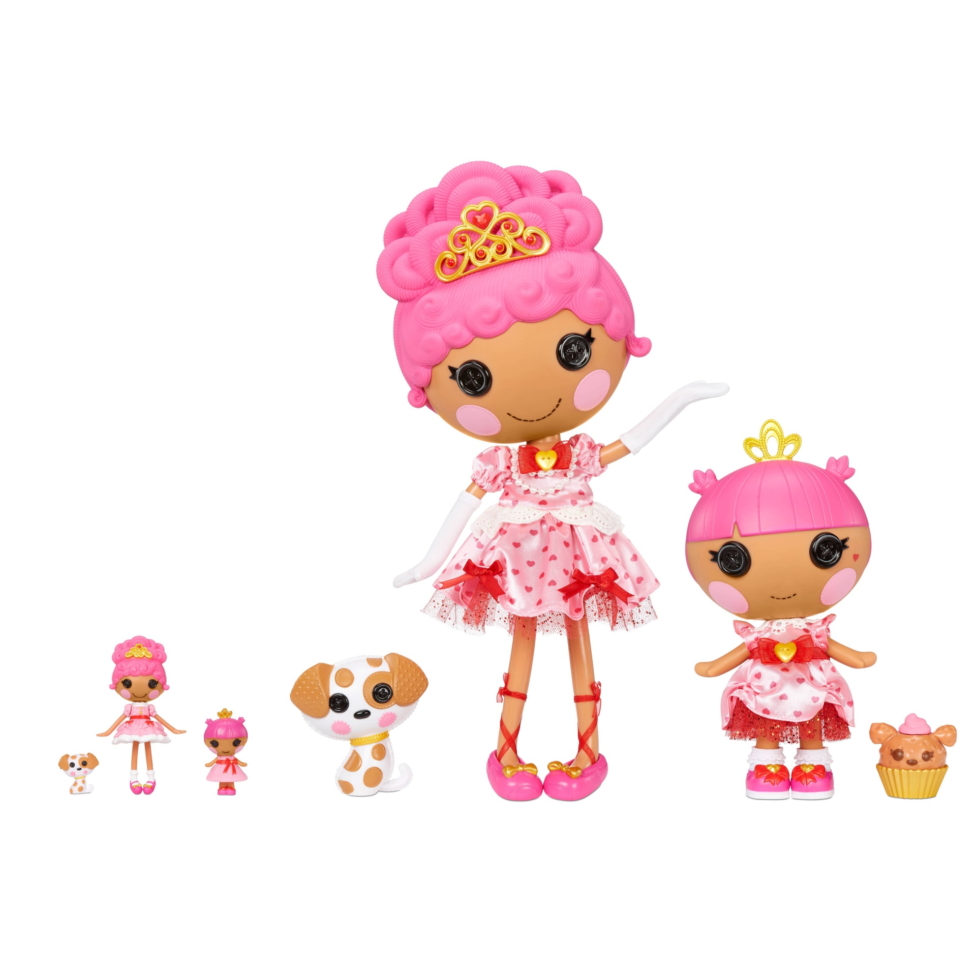 slide 1 of 6, Lalaloopsy Sew Royal Princess Party - Crumpet & Teacup Hearts, 1 ct