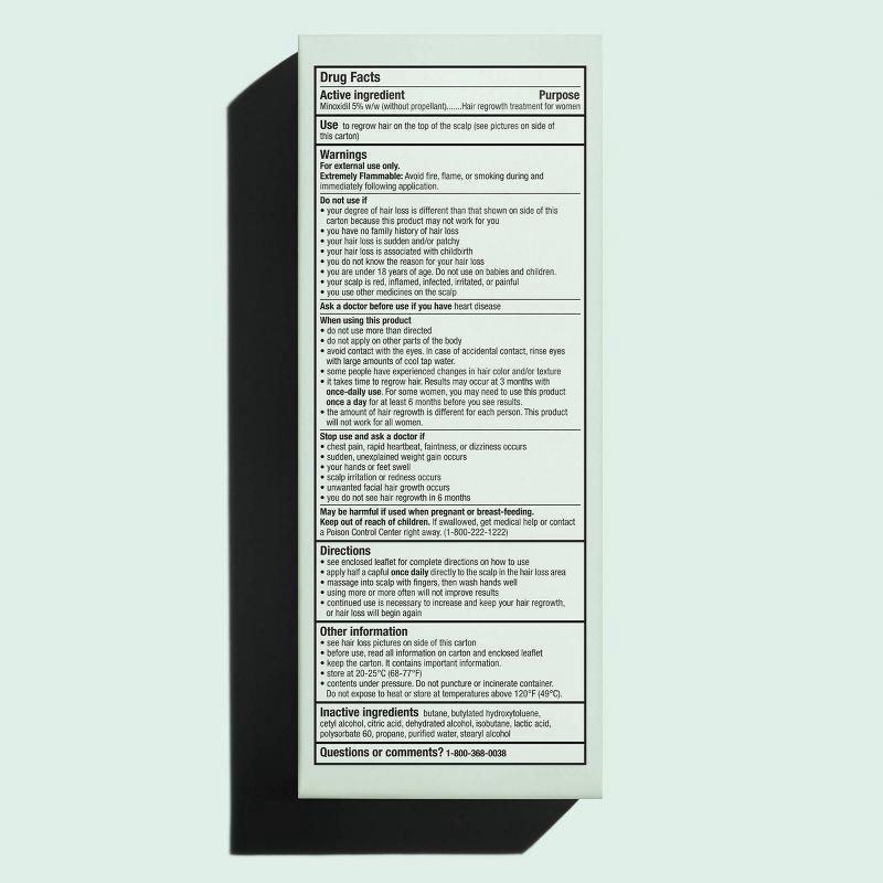 slide 5 of 12, hers Hair Regrowth Foam Treatment 5% Minoxidil - 2.11oz, 2.11 oz