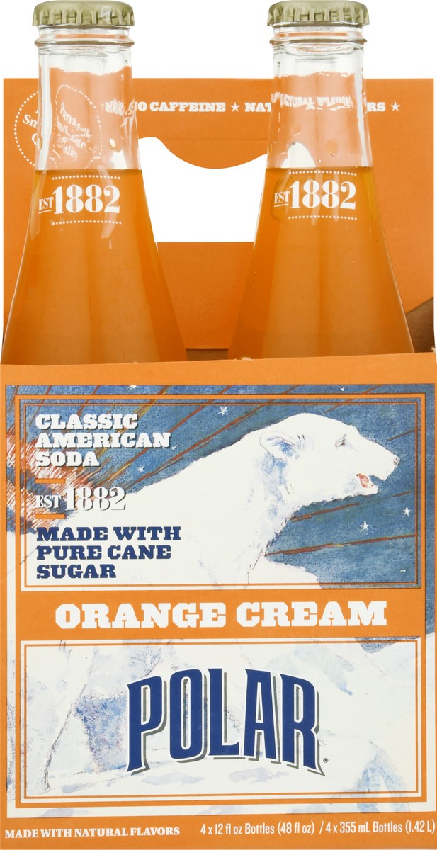 slide 5 of 10, Polar Orange Cream Classic Soda - 11.5 oz, 11.5 oz