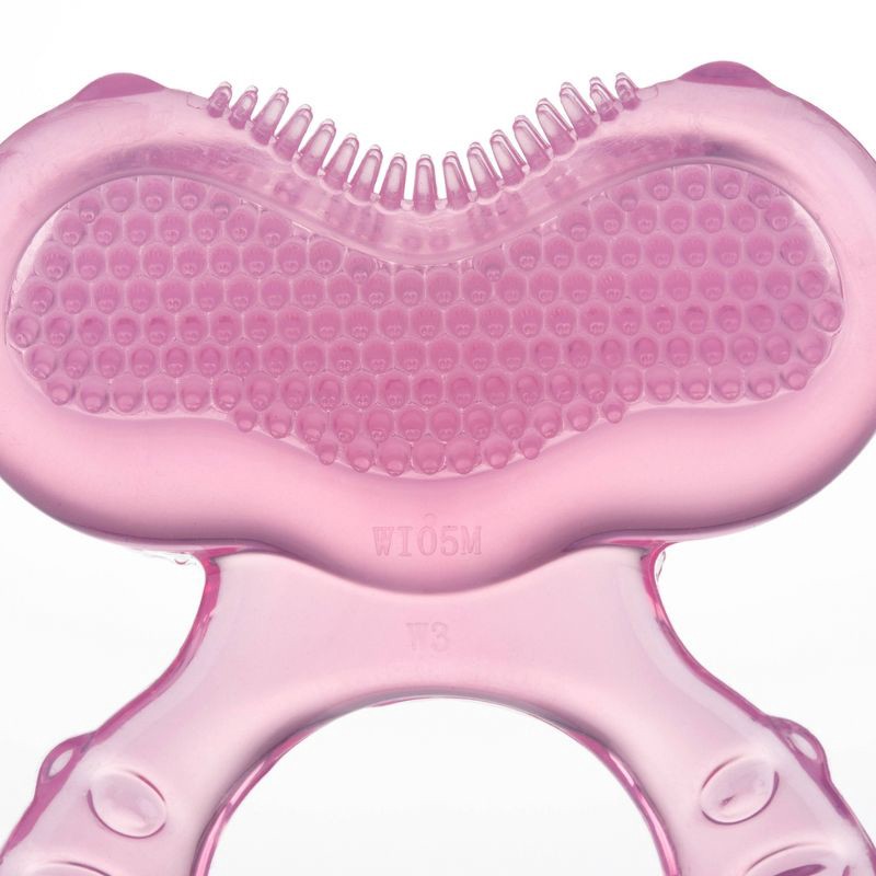 slide 4 of 4, Nuby Stage 1 Teether - Pink, 1 ct