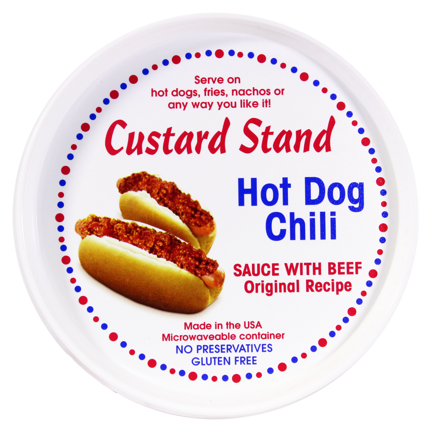 slide 4 of 4, Custard Stand Original Recipe Hot Dog Chili Sauce with Beef 12 oz, 12 oz