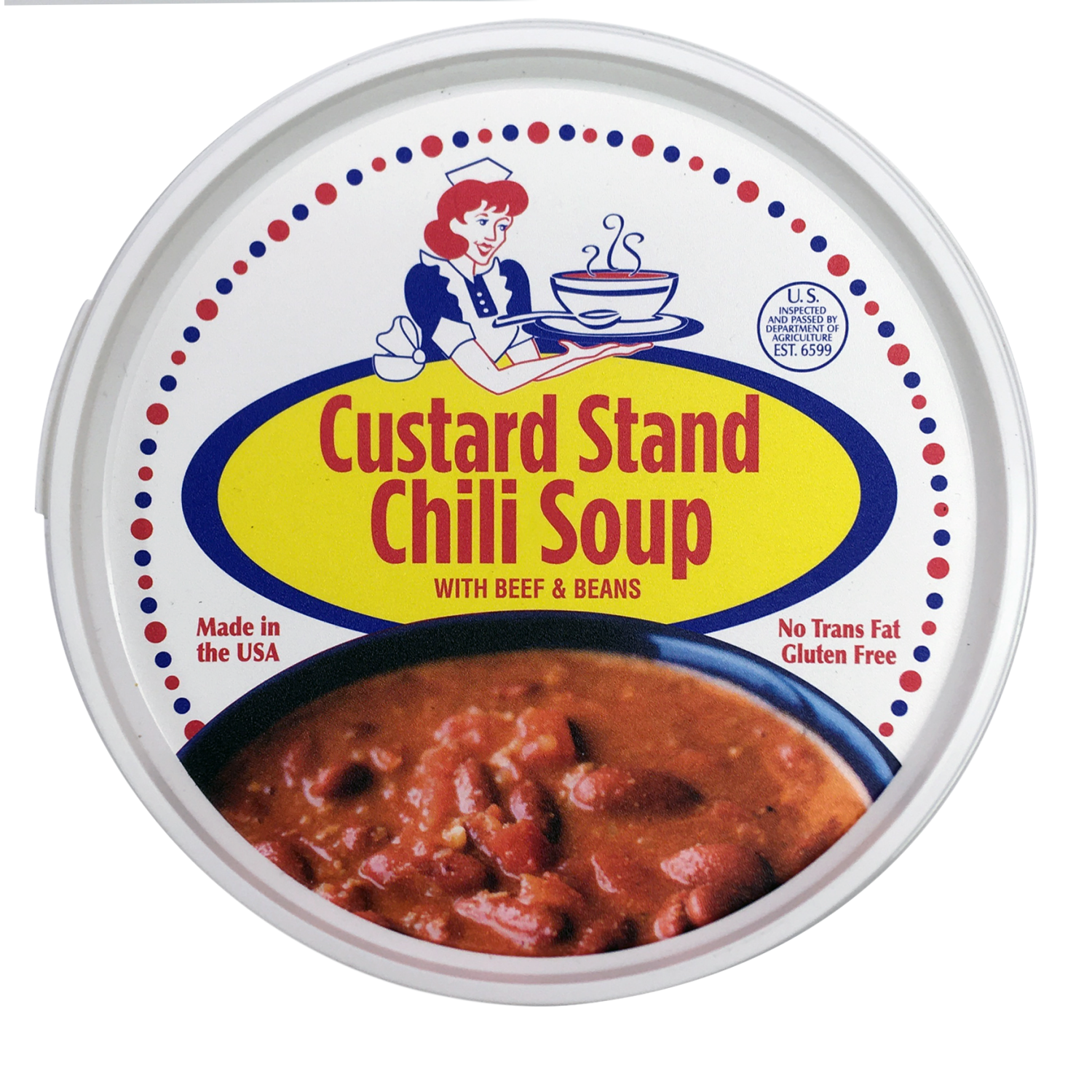 slide 5 of 5, Custard Stand Chili Soup 28 oz, 28 oz