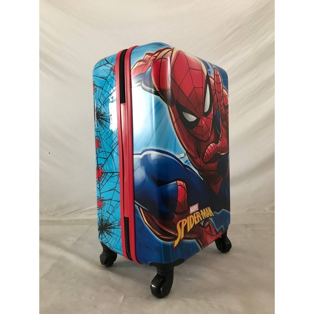 slide 2 of 16, Marvel Spider-Man Kids' Hardside Spinner Suitcase, 1 ct