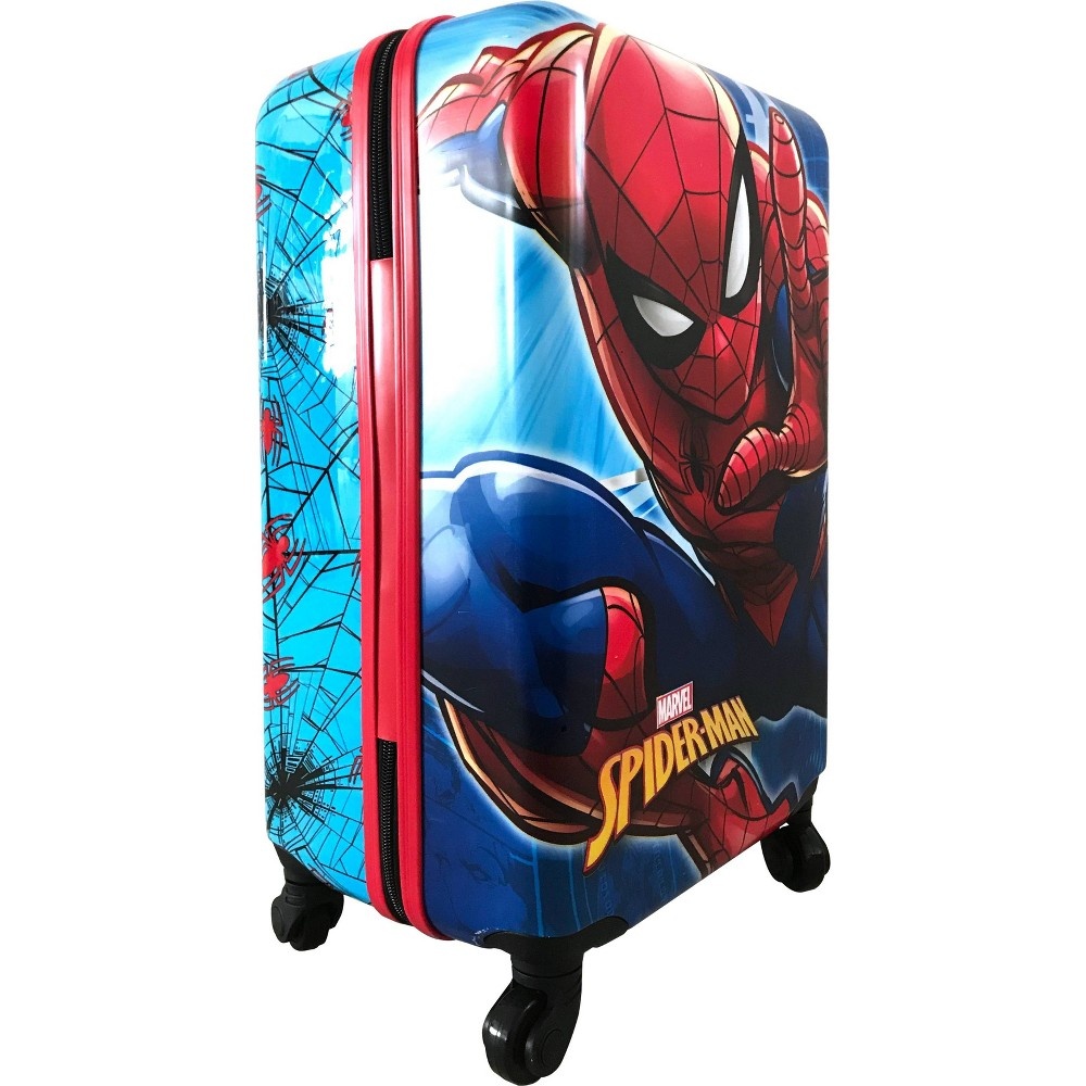 slide 10 of 16, Marvel Spider-Man Kids' Hardside Spinner Suitcase, 1 ct