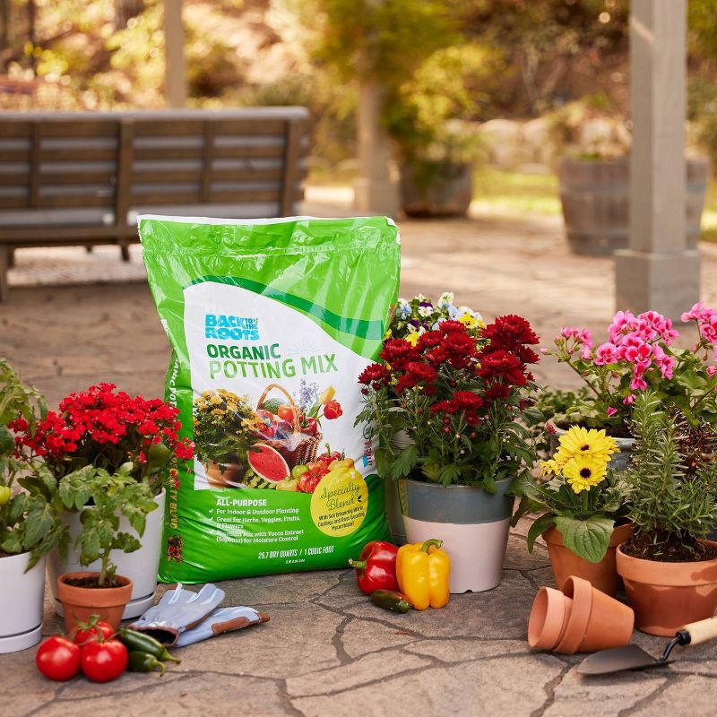 slide 6 of 11, Back to the Roots 25.7qt Organic Potting Mix All Purpose Specialty Blend, 25.7 qt