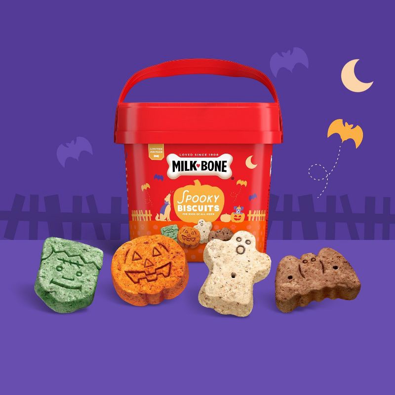 slide 6 of 6, Milk-Bone Halloween Spooky Biscuits Flavored Dog Treats - 24oz, 24 oz