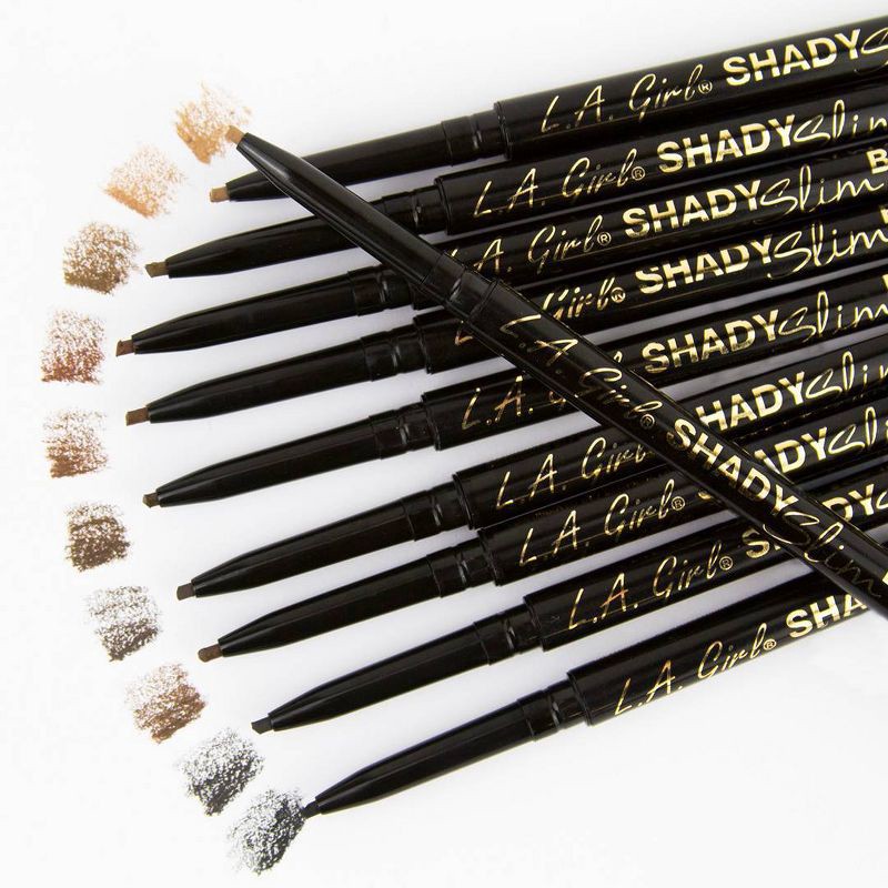 slide 4 of 6, L.A. Girl Shady Slim Brow Pencil - Auburn - 0.003oz, 0.003 oz