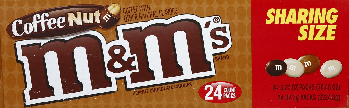 slide 3 of 4, M&M's Coffee Nut Share Size, 3.27 oz