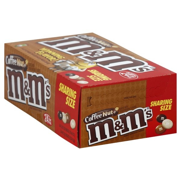 slide 1 of 4, M&M's Coffee Nut Share Size, 3.27 oz