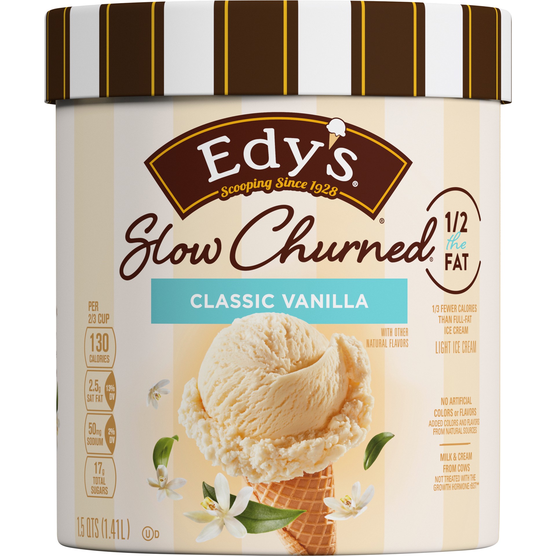 slide 1 of 5, Edy's Ice Cream, 1.5 qt
