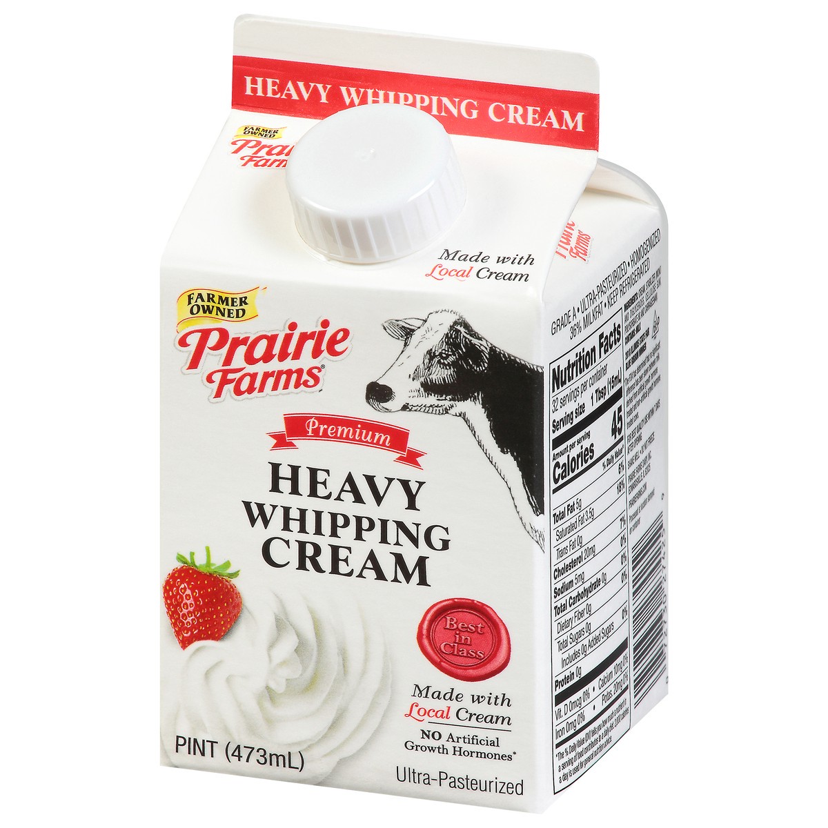 slide 3 of 9, Prairie Farms Premium Heavy Whipping Cream 1 pt Carton, 1 pint