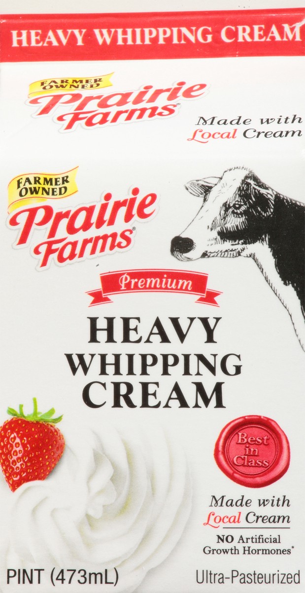 slide 5 of 9, Prairie Farms Premium Heavy Whipping Cream 1 pt Carton, 1 pint