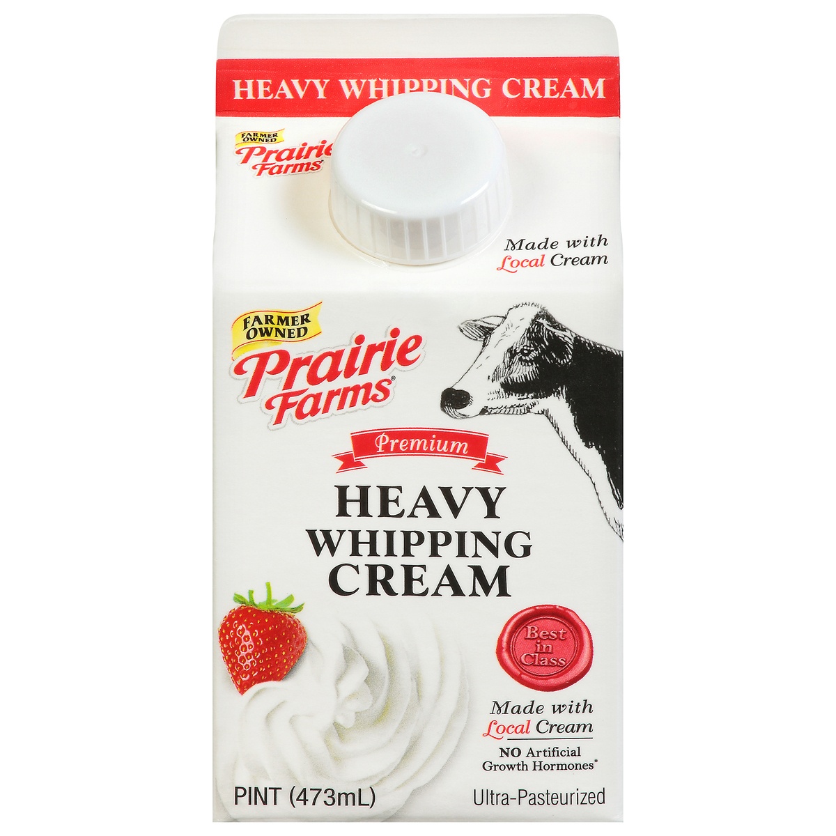 slide 1 of 1, Prairie Farms Heavy Whipping Cream Uht Pint, 16 oz