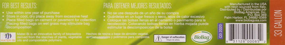 slide 4 of 9, BioBag Lawn & Leaf Compostable Bags, 5 ct