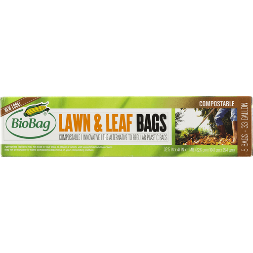 slide 4 of 8, BioBag Lawn And Leaf Bags, 5 ct