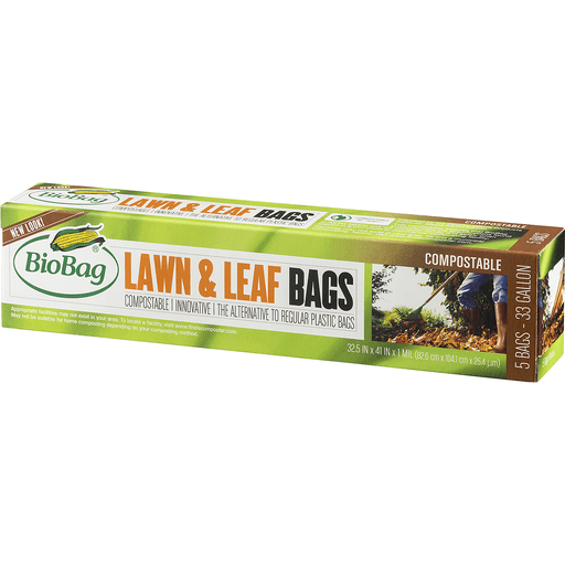 slide 5 of 8, BioBag Lawn And Leaf Bags, 5 ct