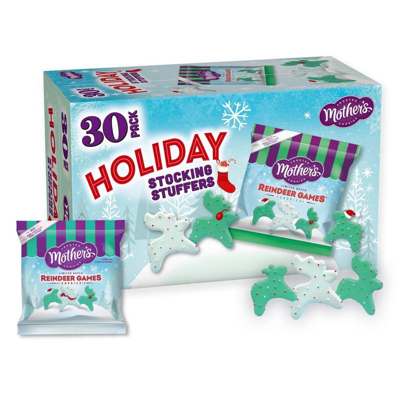 slide 1 of 7, Mother's Cookies Holiday Reindeer Games - 15oz/30ct, 15 oz, 30 ct