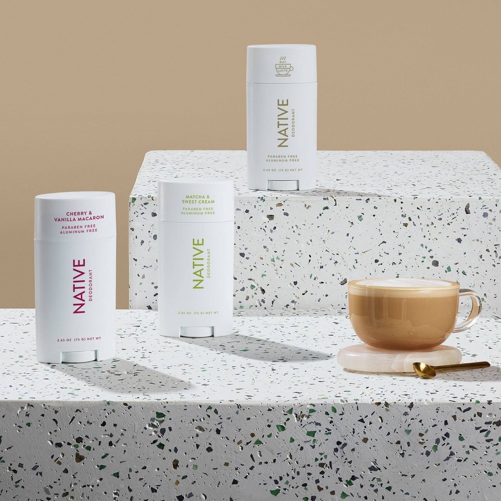 slide 3 of 6, Native Deodorant - Matcha & Sweet Cream - 2.65oz, 2.65 oz
