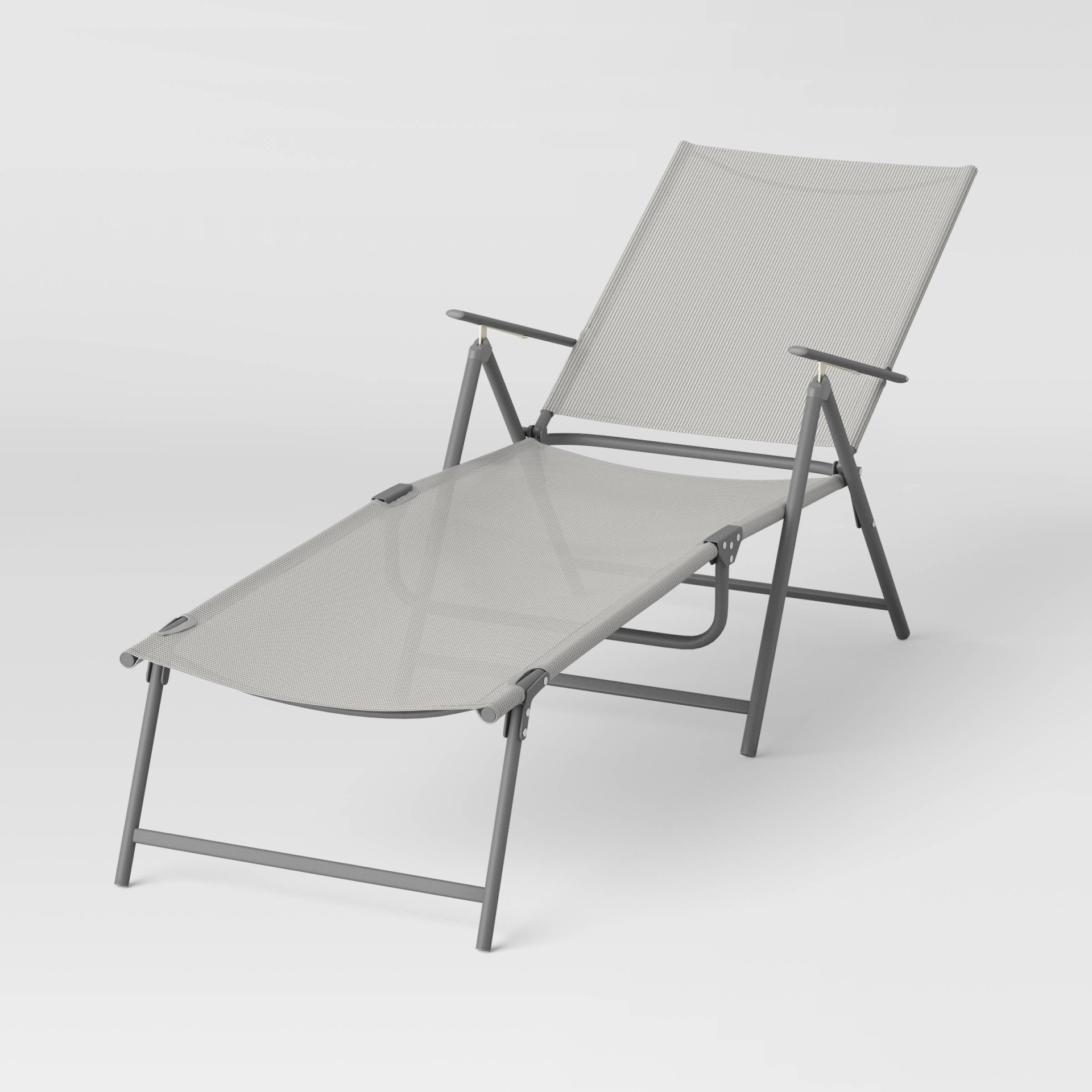 slide 1 of 7, Sling Patio Lounger - Tan - Room Essentials, 1 ct