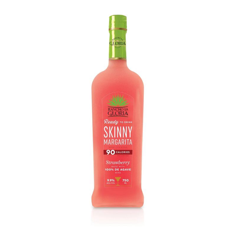 slide 1 of 5, Rancho La Gloria Skinny Strawberry Margarita Wine Cocktail - 750ml, 750 ml