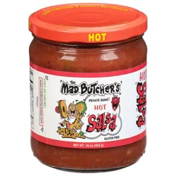 The Mad Butcher's Hot Salsa 16 oz