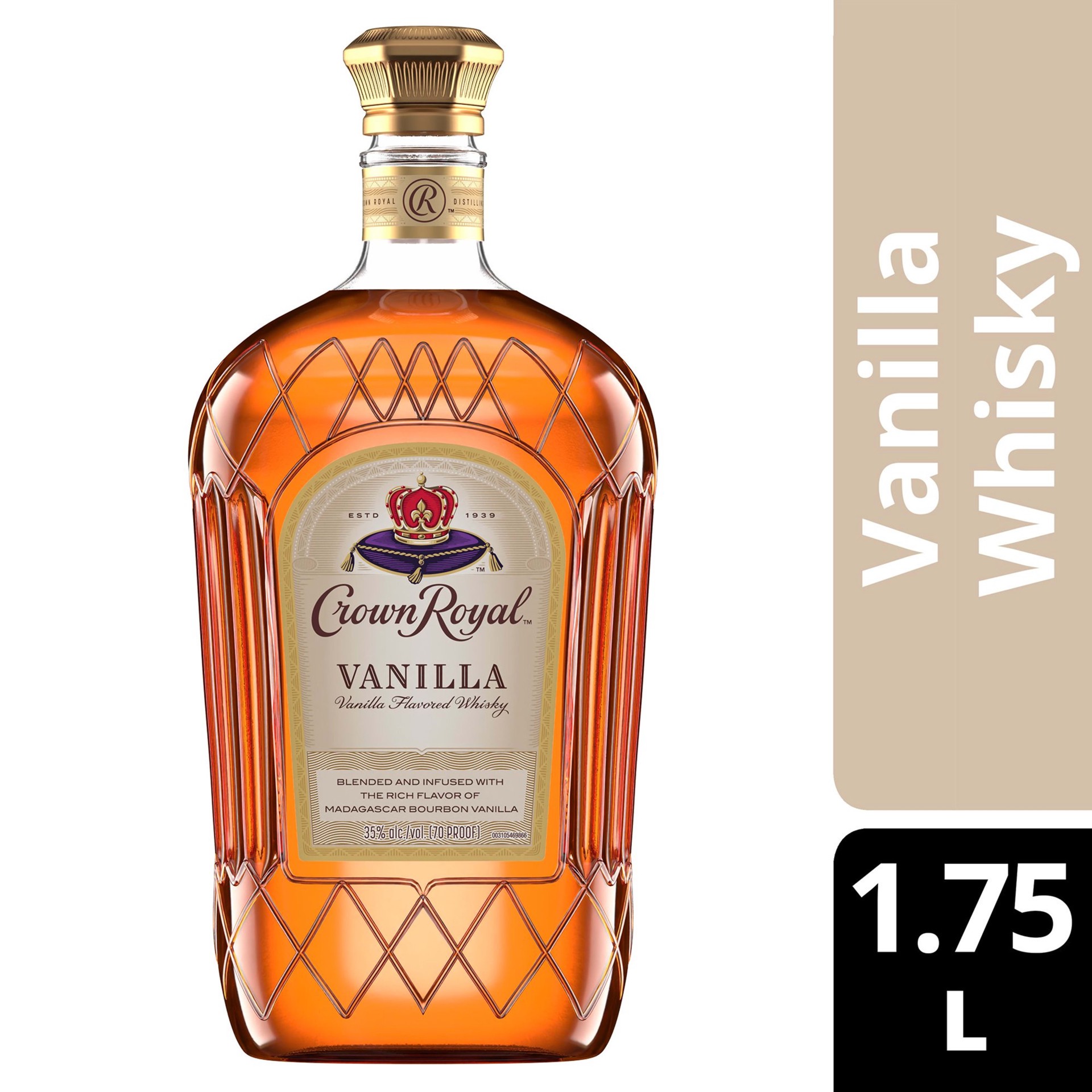 slide 1 of 2, Crown Royal Vanilla Whisky, 1.75 liter