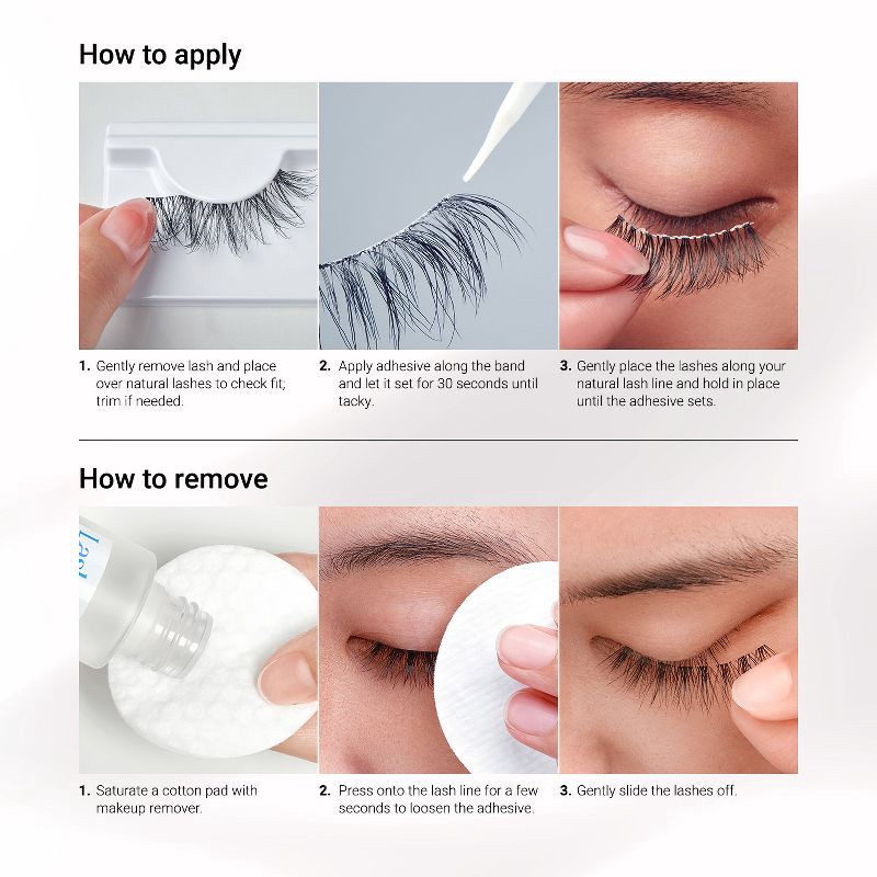 slide 4 of 10, KISS Products So Wispy False Eyelashes No 11 - 5ct, 11 x 5 ct