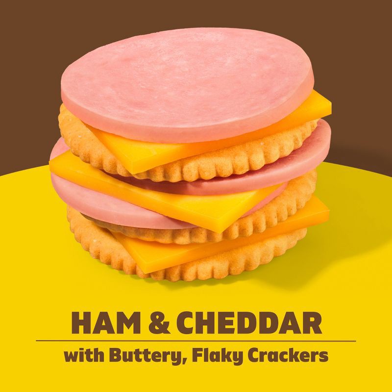 slide 4 of 9, Lunchables Ham, Cheddar, and Crackers - 1.9oz, 1.9 oz