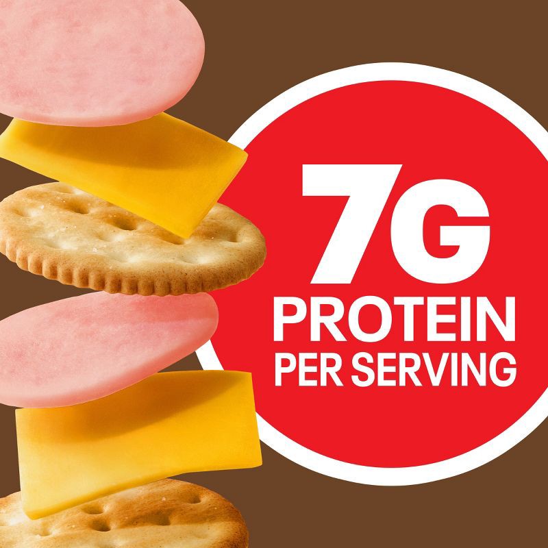 slide 5 of 9, Lunchables Ham, Cheddar, and Crackers - 1.9oz, 1.9 oz