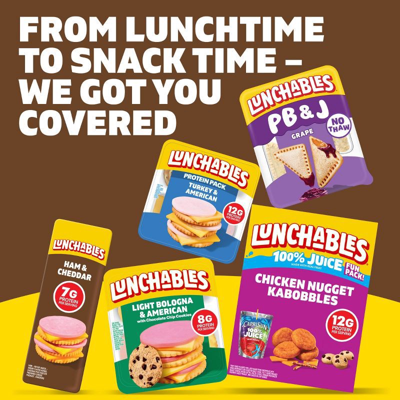 slide 8 of 9, Lunchables Ham, Cheddar, and Crackers - 1.9oz, 1.9 oz