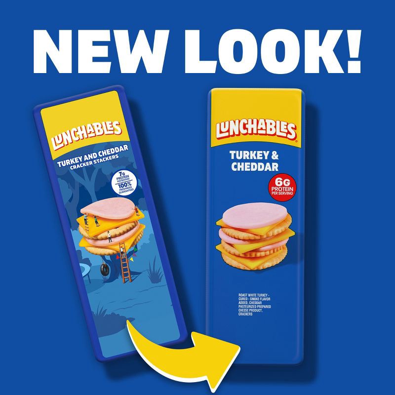 slide 3 of 11, Lunchables Turkey & Cheddar Cheese with Crackers - 1.9oz, 1.9 oz