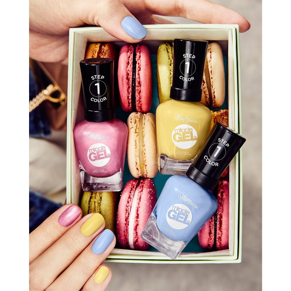 slide 8 of 8, Sally Hansen Miracle Gel Nail Color - 627 Blue Skies Ahead - 0.5 fl oz, 0.5 fl oz