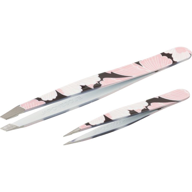 slide 2 of 6, JAPONESQUE Slant & Point Tweezer Duo Limited Edition, 1 ct