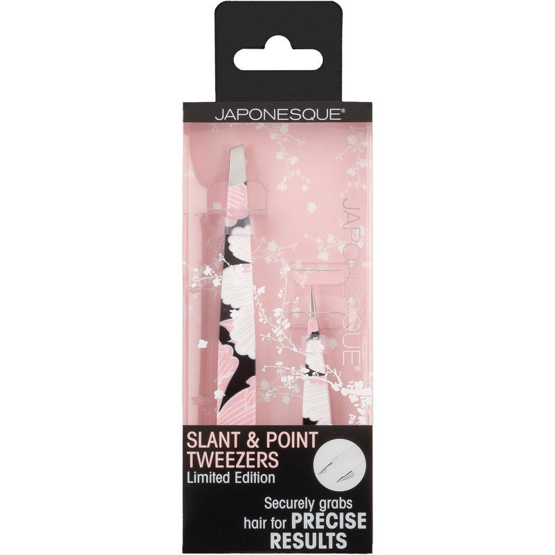 slide 3 of 6, JAPONESQUE Slant & Point Tweezer Duo Limited Edition, 1 ct