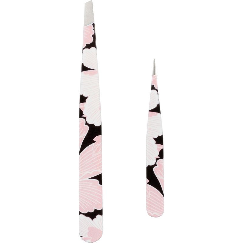 slide 1 of 6, JAPONESQUE Slant & Point Tweezer Duo Limited Edition, 1 ct