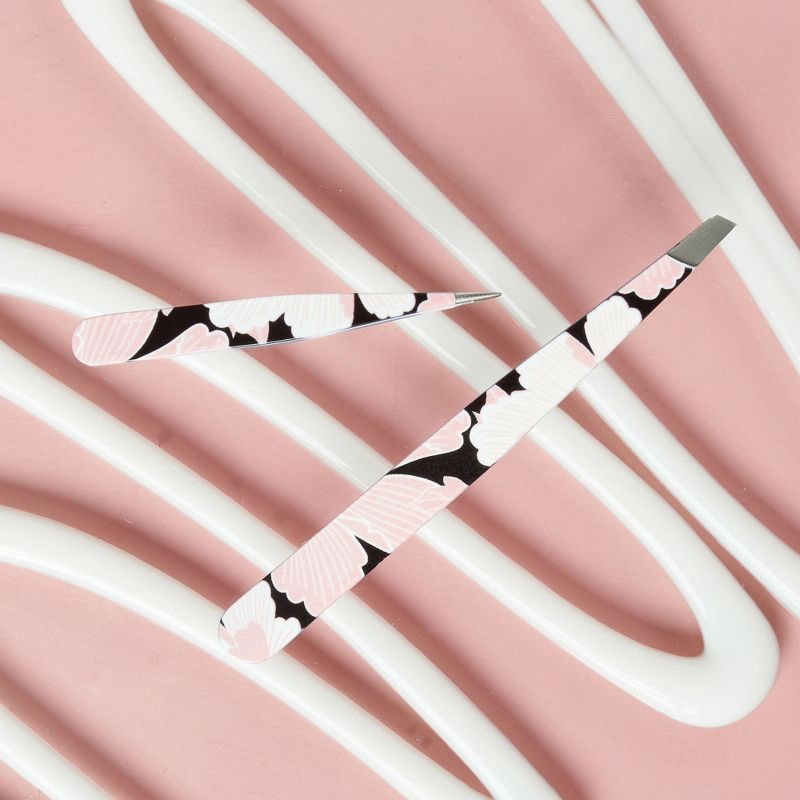 slide 5 of 6, JAPONESQUE Slant & Point Tweezer Duo Limited Edition, 1 ct