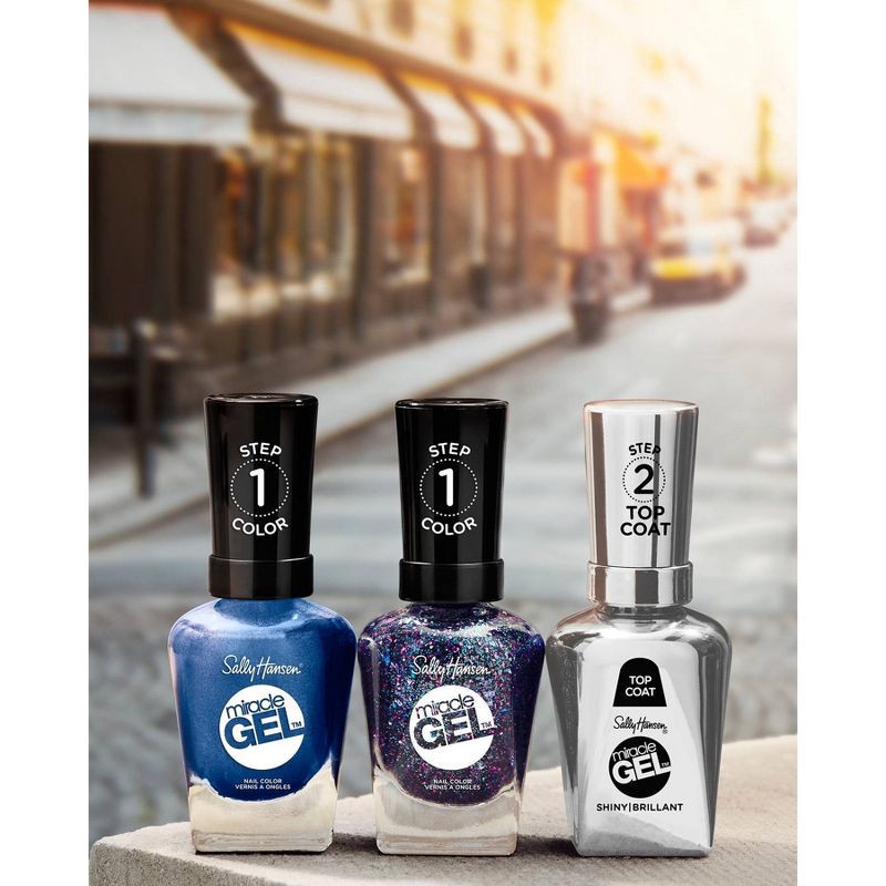 slide 7 of 8, Sally Hansen Miracle Gel Nail Color - 646 Blues Cruise - 0.5 fl oz, 0.5 fl oz