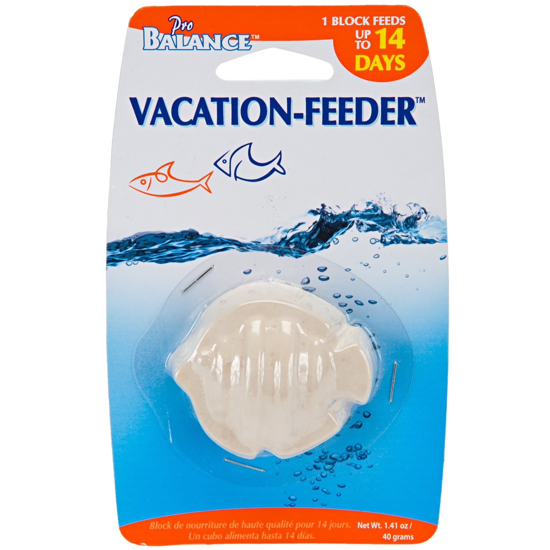 slide 1 of 1, Penn-Plax Fish Shape Vacation Fish Feeder, 2.2 oz